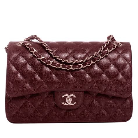 burgundy chanel handbags.